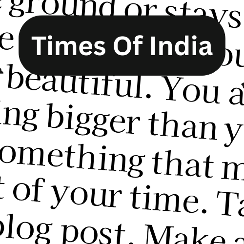 Times of India card